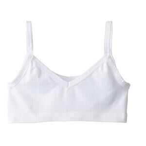 Jockey Big Girls Performance Two-Way Crop Top White Size S